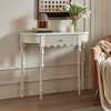 Traditional Solid Wood Console Table with Drawer - 2 of 4