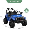 coucheta 12V Kids Ride on Truck Car with Parent Remote Control, Electric Off-Road Toy Car with Bluetooth, 3 Speed Mode and LED Lights,Battery Powered - 2 of 4