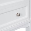 Okak Bathroom Vanity with Ceramic Sink Combo, Floorstanding Single Vanity with Storage Rack & Adjustable Shelve, Soft Closing Door Cabinet - 3 of 4