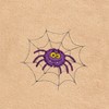 Linum Home Textiles Spider - Embroidered Luxury 100% Turkish Cotton Hand Towels (Set of 2) - 3 of 3