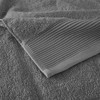 SEVOBAL Bath Towel and Washcloth Sets Luxurious Antimicrobial Cotton Tencel Blend Towel Set for Bathroom Use, Charcoal, 14.17"*10.24"*8.66" - 2 of 4