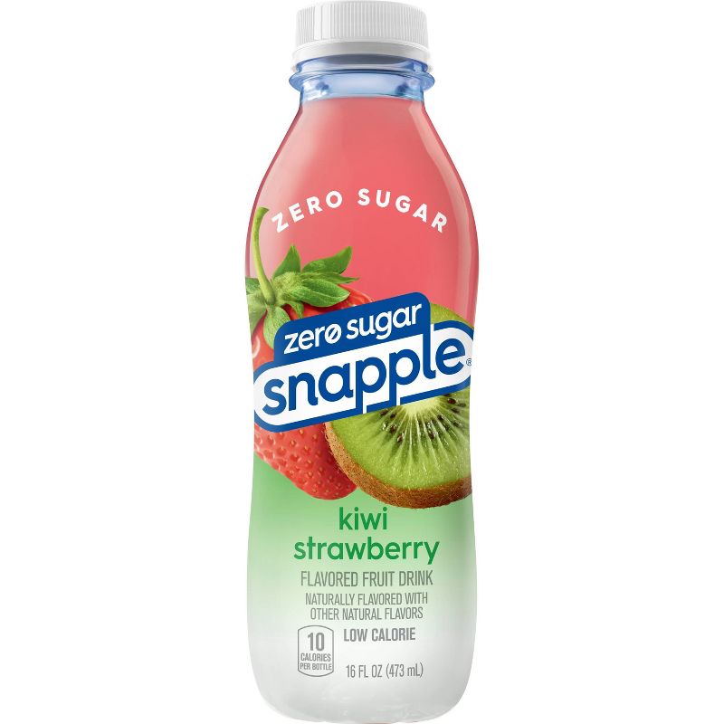 Snapple Zero Sugar Kiwi Strawberry - 6pk/16 fl oz Bottles, 2 of 7