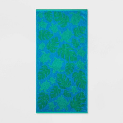 Sea Turtles Beach Towel XL Blue - Sun Squad™