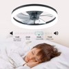 DOMETOUR Ceiling Fan with Lights Dimmable LED - 2 of 4