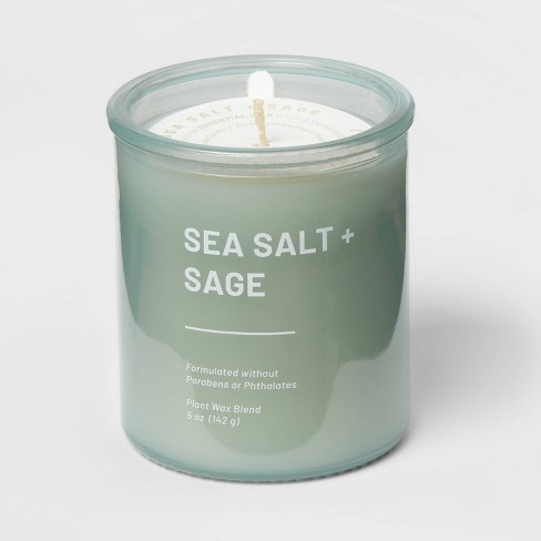 Candela Profumata in vetro Retrò (seasalt sage)