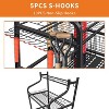 Garden Tool Organizer, Yard Tool Organizer, Metal Yard Tools Storage, Heavy Duty Garden Tool Organizer for Garage, Partitioned Tool Organizer Outdoor - 3 of 4