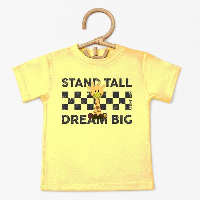 The Juniper Shop Mini Smiley Stand Tall Dream Big Toddler Short Sleeve Tee