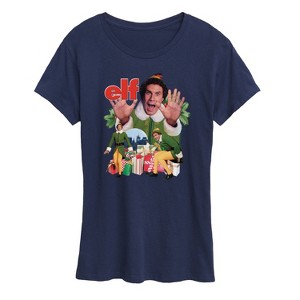 Women's - ELF - Christmas Merch Tee Short Sleeve Graphic T-Shirt - 1 of 4