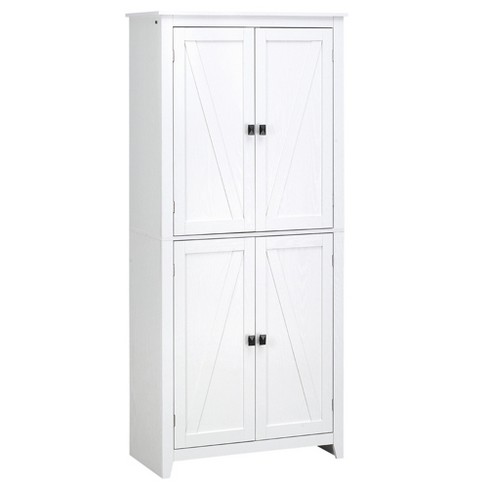 72.4 Freestanding Tall Kitchen Pantry,Storage Cabinet Organizer
