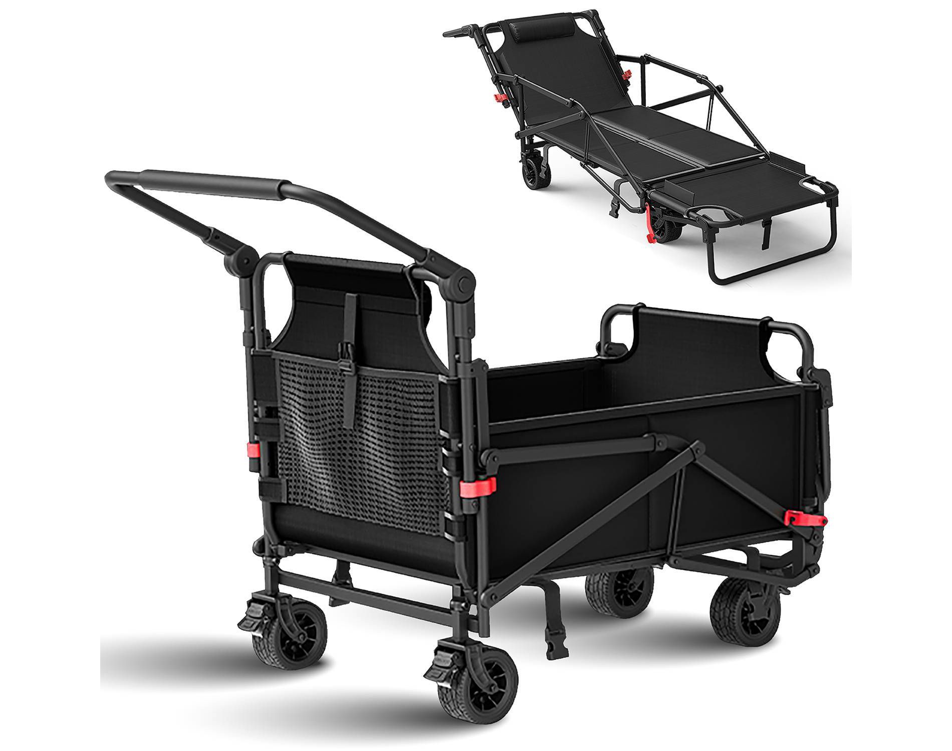 Droyd Kaab K Wagon 2-In-1 Outdoor Portable Folding Camping Chair and Wagon