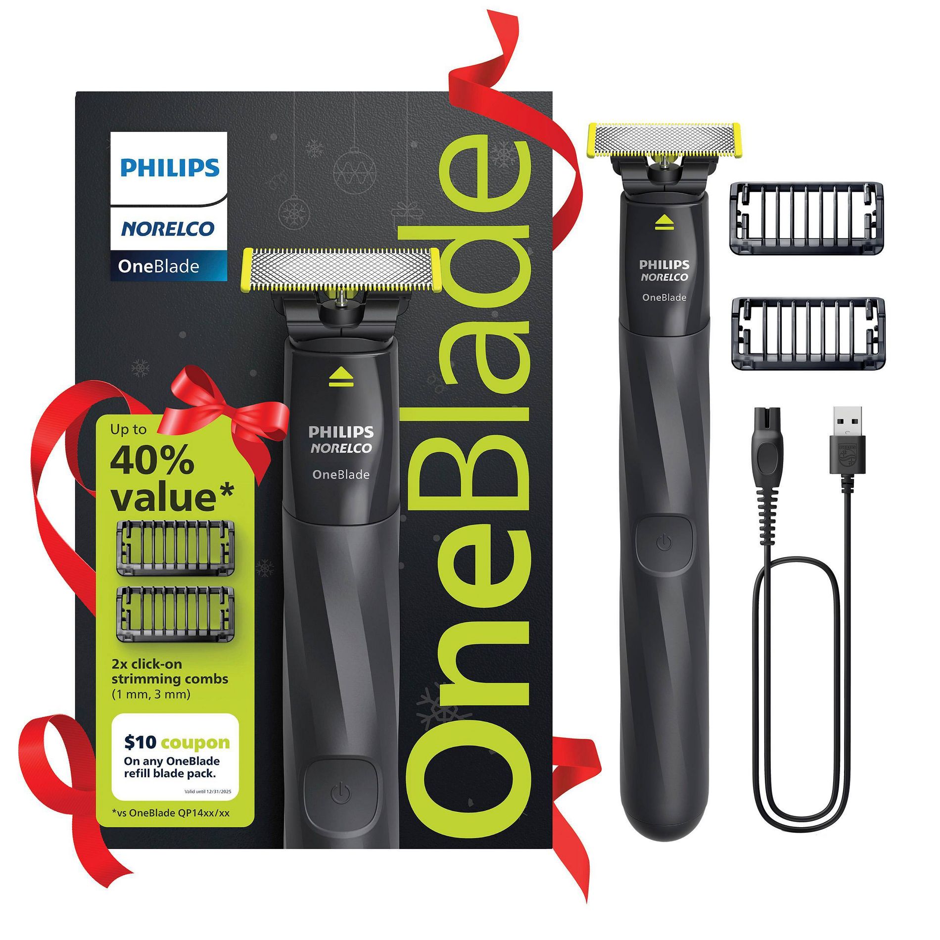 Philips Norelco OneBlade Holiday Giftset - 7ct