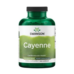 Swanson Cayenne – Capsules [450 mg, 300 Count] - 1 of 4