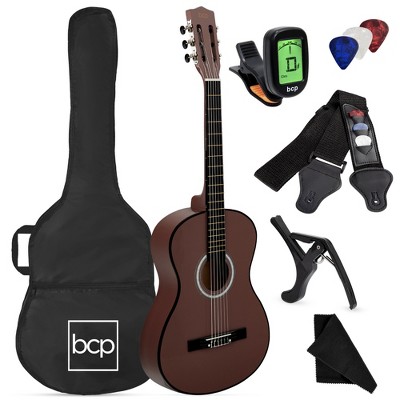 Best Choice Products 38in Beginner Acoustic Guitar Starter Kit w/ Gig Bag, Strap, Strings