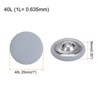 Unique Bargains Round Metal Sewing Cloth Covered Button 10 Pcs - 2 of 4
