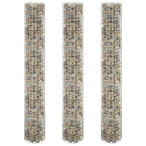 vidaXL Gabion Raised Bed Silver Galvanized steel Medium Durable - 1 of 4