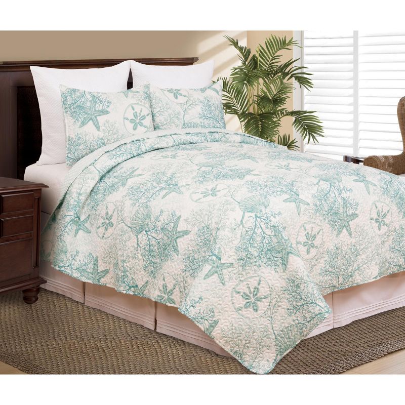 C&F Home Ocean Treasures Quilt Set - Reversible and Machine Washable, 2 of 8