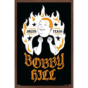 Trends International King of the Hill (1997) - Bobby Hill Arlen Texas Flame Framed Wall Poster Prints - 1 of 4