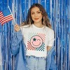 Simply Sage Market Women's American Smile Short Sleeve Graphic Tee - 2 of 3