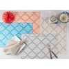 Saro Lifestyle Placemats With Laser-Cut Hemstitch Border (Set of 4) - 4 of 4