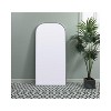 Elegant Lighting Metal Frame Arch Full Length Mirror 32x66 Inch in Black - 2 of 4