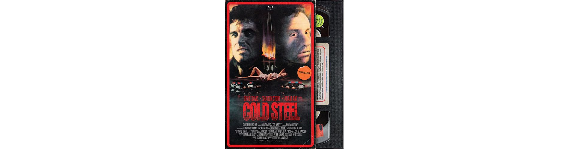 Cold Steel (Retro VHS Packaging) (Blu-ray)(1987)