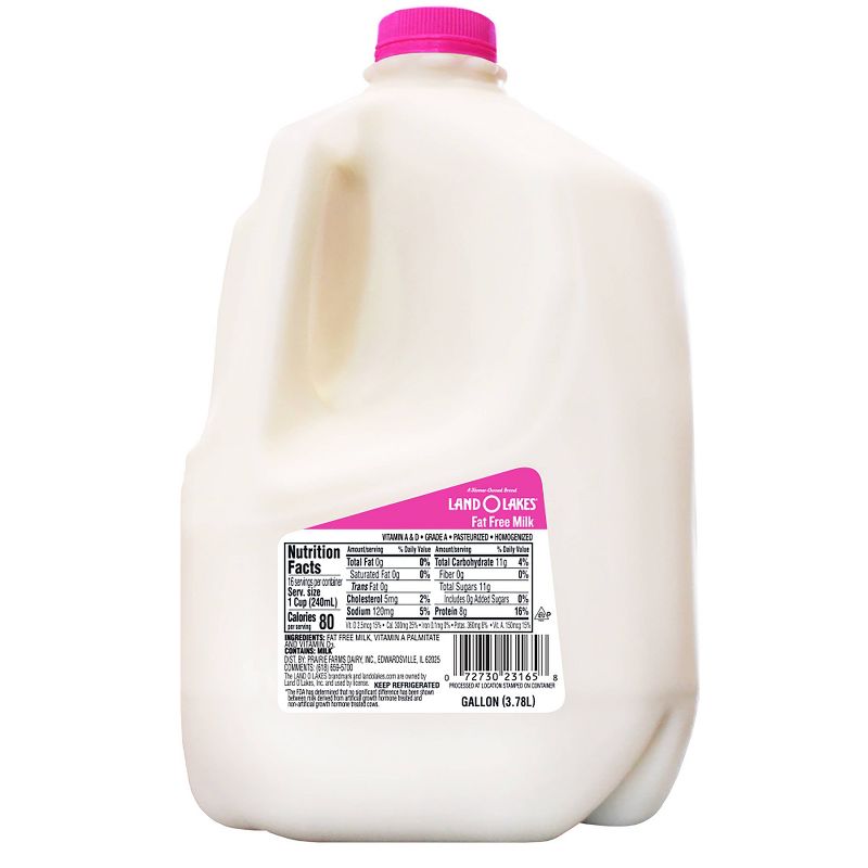 Land O Lakes Skim Milk - 1gal, 2 of 3