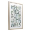 Stupell Industries Contemporary Linear Harmony Framed Print Under Glass Art, Brown, 14" x 20" - 2 of 4