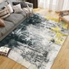 Area Rug, Ultra-Soft Washable Rug for Living Room, Dinner Room, Bedroom, Non-Slip Modern Abstract Rug - 4 of 4