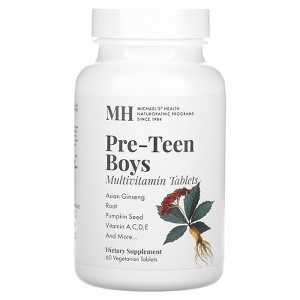 Michael's Naturopathic Pre-Teen Boys Multivitamin, 60 Vegetarian Tablets - 1 of 2