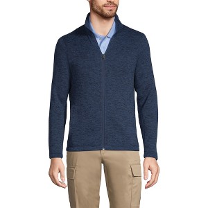 Lands' End Men's Sweater Fleece Jacket - 1 of 3