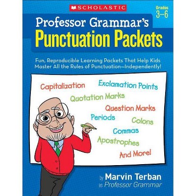 Professor Grammar's Punctuation Packets - by  Marvin Terban (Paperback)