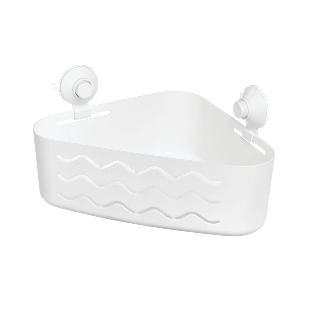 Photos - Bathroom Shelf Kids' Shower Caddy Corner White - Pillowfort™