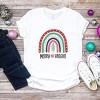 The Juniper Shop Merry And Bright Rainbow Youth Short Sleeve Tee - 2 of 2