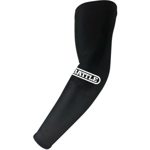 Battle Sports Adult Performance Football Full Arm Sleeves - Black/White - 1 of 1