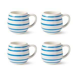 Certified International (Set of 4) 20oz Mugs Dockside Blue - 1 of 4