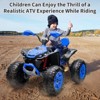 2 Seater Ride On ATV Car, 24V7AH Electric Off-Road Kids ATV, Ride On Car for Kids with LED Headights, Music, Electric Toys for Boys Girls - 4 of 4