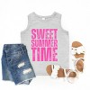 The Juniper Shop Sweet Summer Time Block Distressed Youth Tank Top - 2 of 4