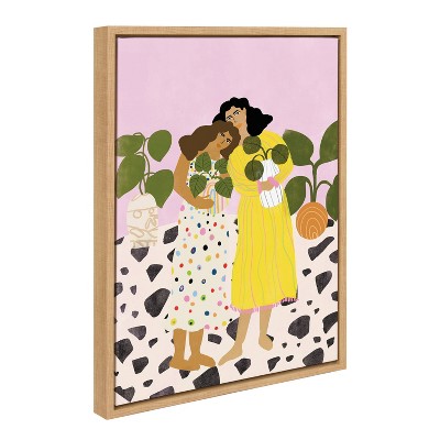No Thanks We Have Plants Framed Canvas Wall Art