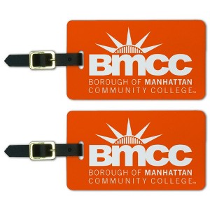 Borough of Manhattan Community College Panthers Logo Luggage ID Tags Suitcase CarryOn Cards  Set of 2 - 1 of 4