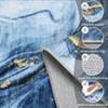 Washable Area Rugs for Living Room, Modern Abstract Rug Ultra Soft Non Slip Low Pile Rug, Bedroom Dining Room Kitchen Decor - 4 of 4