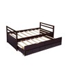 KIGFTSOD Twin Size Bed with Trundle and Three Storage Drawers - 4 of 4