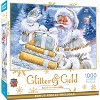 MasterPieces Glitter & Gold - Santa's Golden Gifts 1000 Piece Jigsaw Puzzle for Adults - 2 of 4