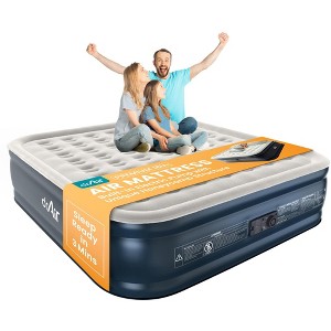 Dr. Air 18” Air Mattress with Electric Pump, Waterproof Velvety Top and Carry Bag - 1 of 4