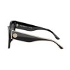 Tory Burch TY 7184U 192987 Womens Butterfly Sunglasses Black w/ Ivory Piping 54mm - 3 of 3