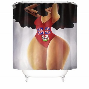 Sexy Thighs Shower Curtains for Bathroom Waterproof Fabric Bath Curtain Durable Soft Stylish Bathroom Decor 72x72 Inch - 1 of 1