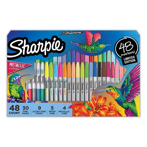 Sharpie Limited Edition Holiday Set Permanent Marker Mixed Pack 40-count,  Metallic Chisel, Metallic Fine, Ultra Fine Point, Fine Point.