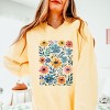 Simply Sage Market Watercolor Daisy Garden Lightweight Garment Dyed Sweatshirt - 3 of 4