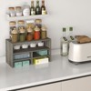 HOMLUX Desk Bookshelf Desktop Storage Organizer Display Shelf Rack Kitchen Dorm Office - 4 of 4