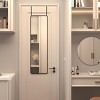GlasFlength Full Length Mirrors Modern Rectangular Mirror with Sleek Frame Simple Elegant Design for Doors and Walls, Black, 47"*14"*1.1" - 2 of 4