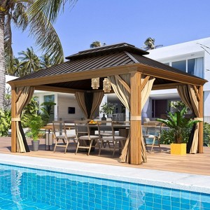 Erommy Hardtop Gazebo Aluminum Frame Gazebo - 1 of 3